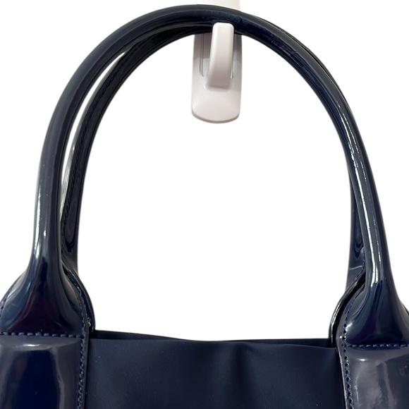 Tory Burch Ella Tote Navy Blue - Picture 3 of 10